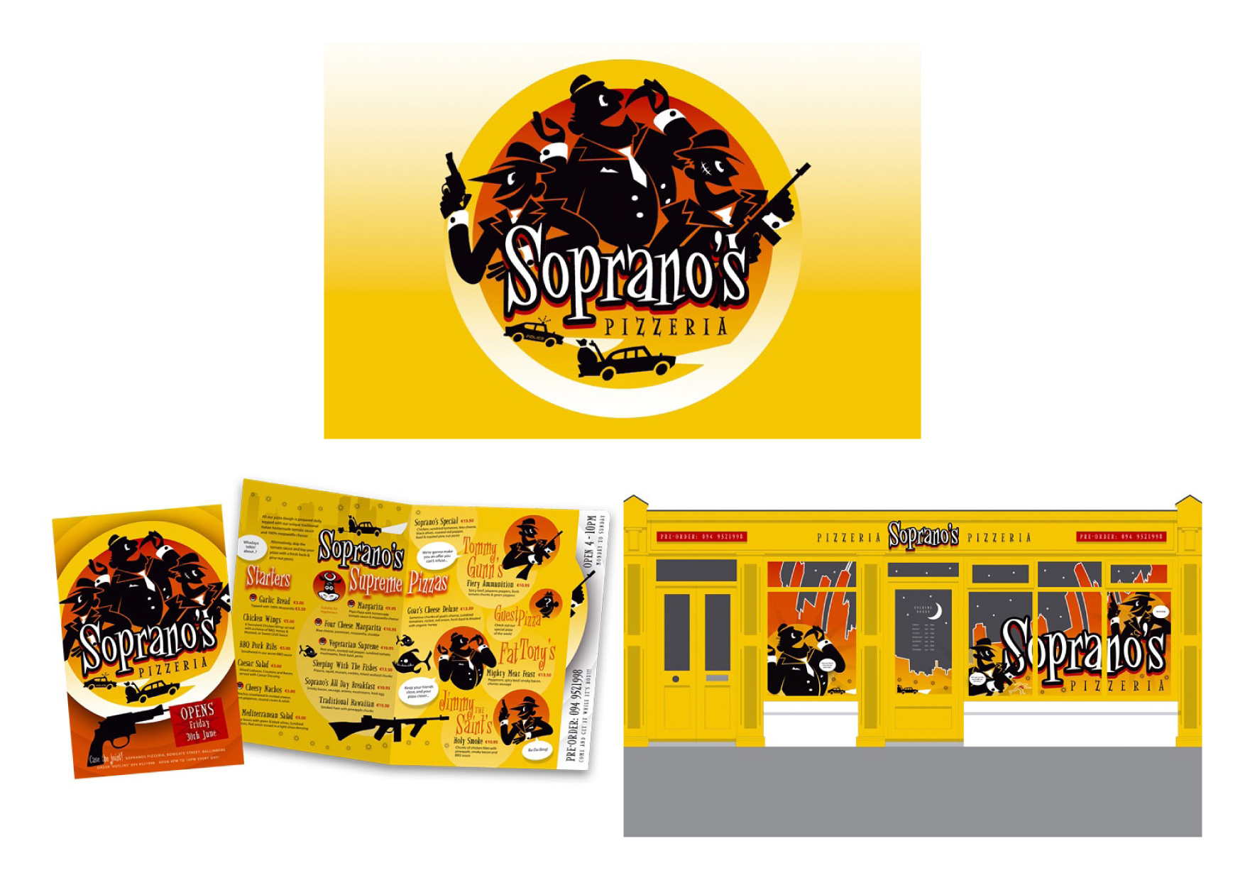 Soprano's Pizzeria Portfolio Sheet